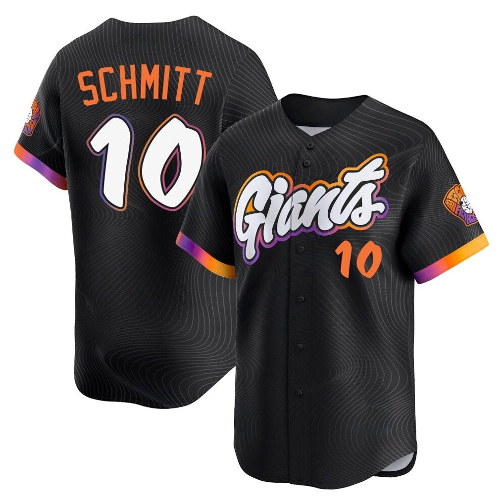 Fenge SF.Giants #10 Casey Schmitt Player Black 2025 City Connect Home Limited Stitched Jerseys