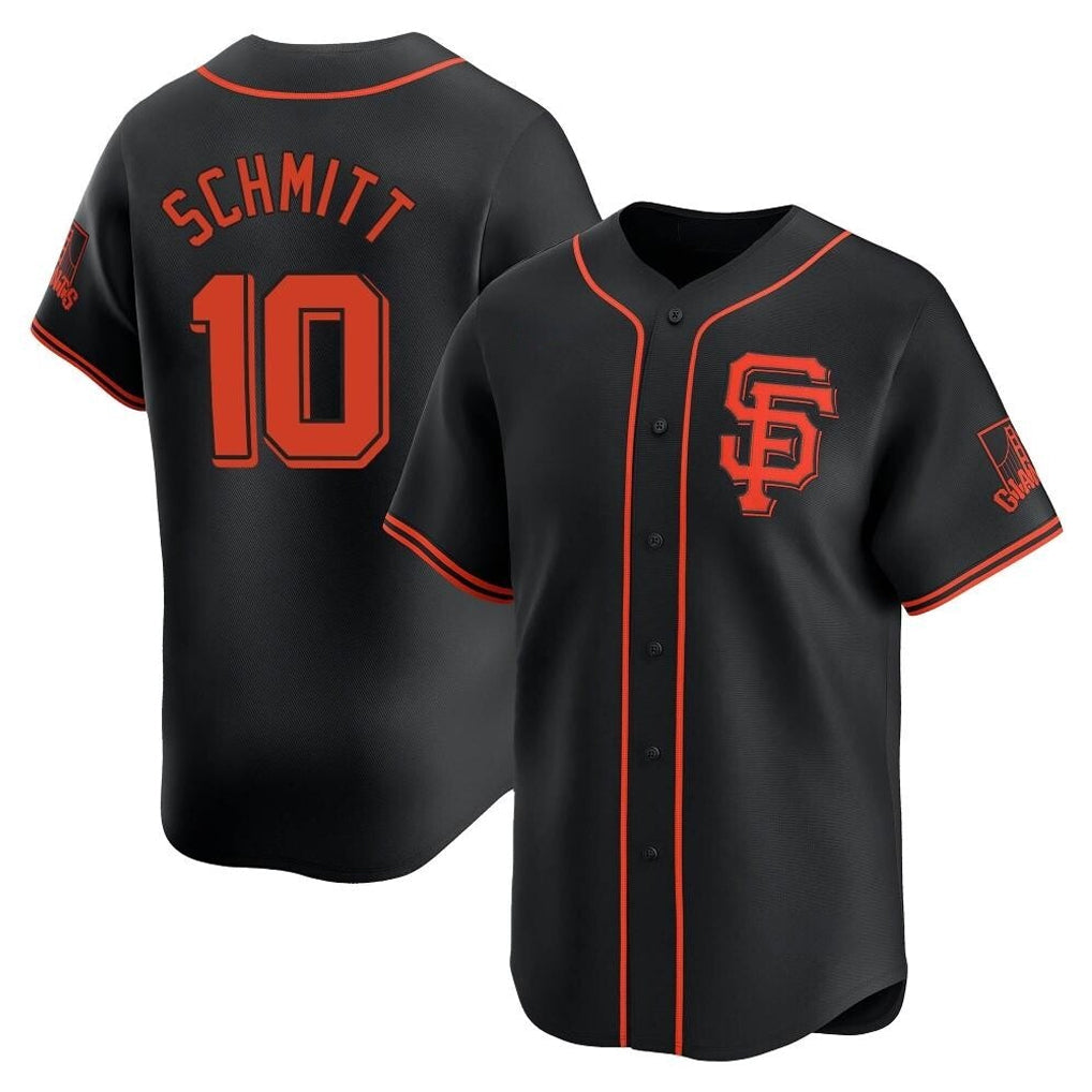 Fenge SF.Giants #10 Casey Schmitt Player  Black 2026 Home Limited Stitched Jerseys
