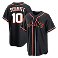 Fenge SF.Giants #10 Casey Schmitt Player Black Fashion Out Home Limited Stitched Jerseys