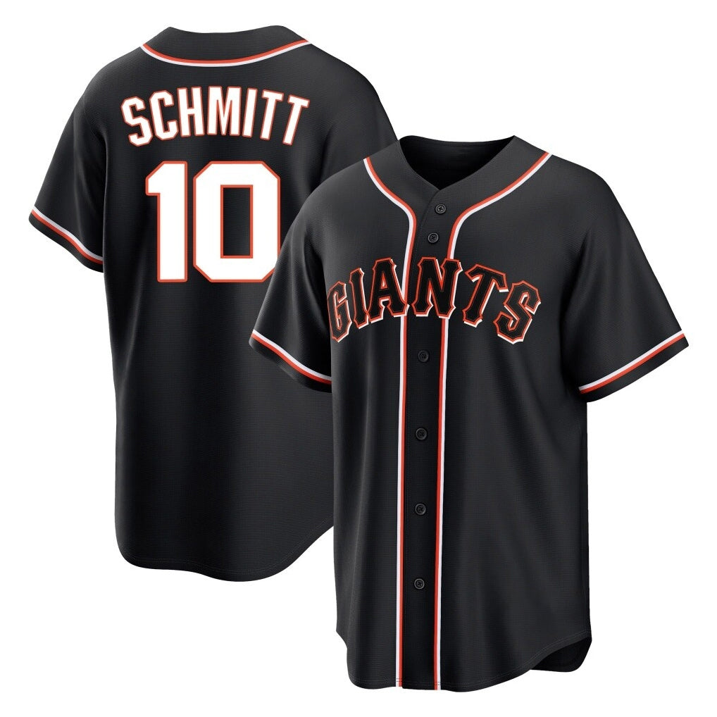 Fenge SF.Giants #10 Casey Schmitt Player Black Fashion Out Home Limited Stitched Jerseys