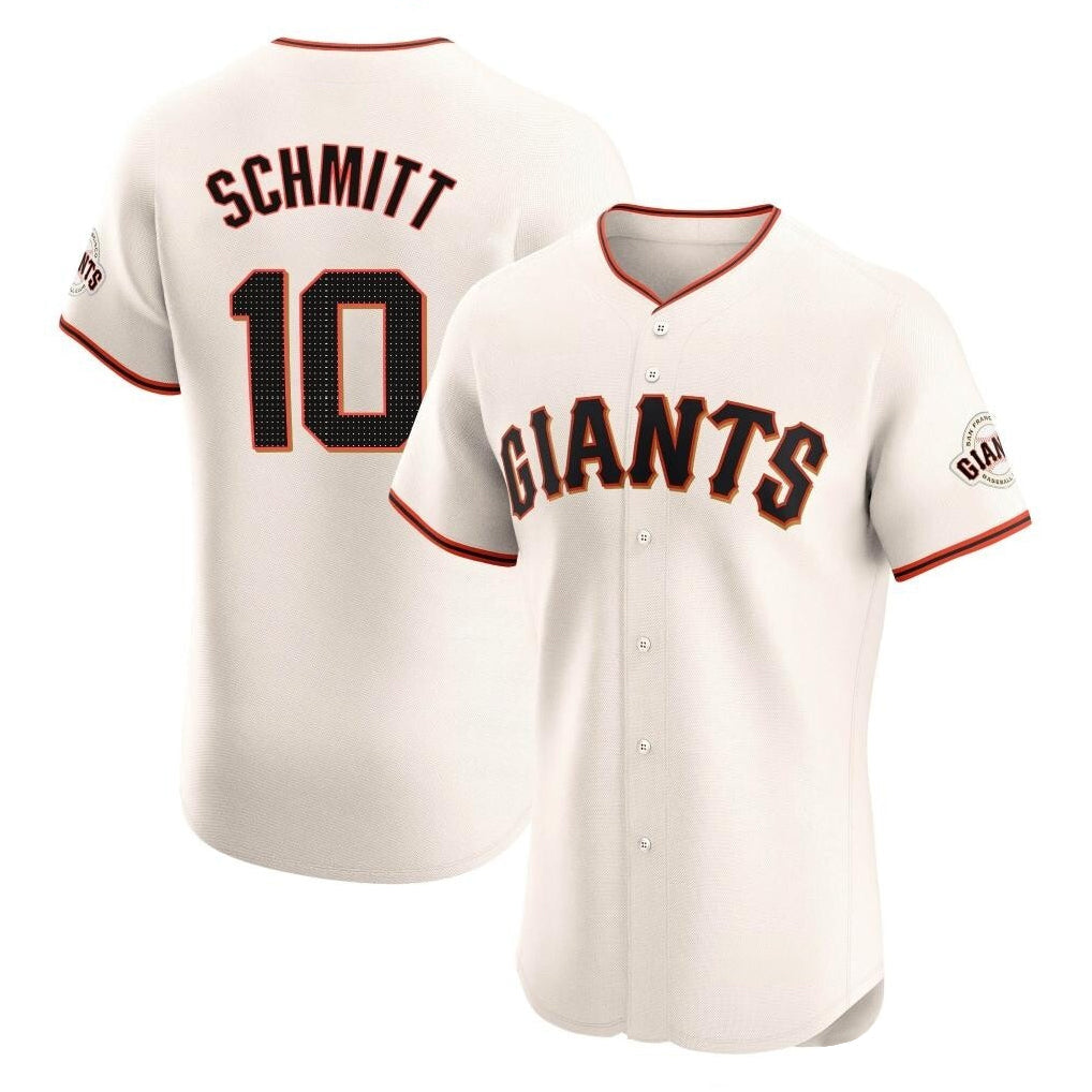 Fenge SF.Giants #10 Casey Schmitt Player Cream Home Limited Elite Stitched Jerseys