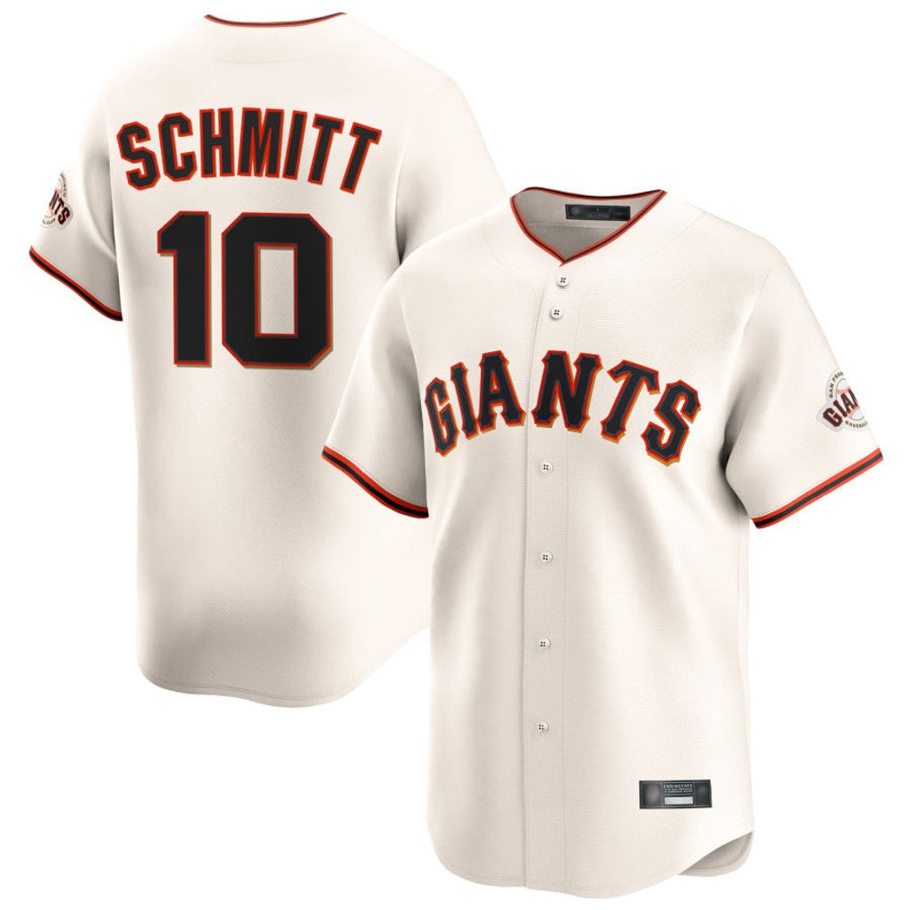 Fenge SF.Giants #10 Casey Schmitt Player Cream Home Limited Stitched Jerseys