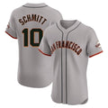 Fenge SF.Giants #10 Casey Schmitt Player Gray Home Limited Elite Stitched Jerseys