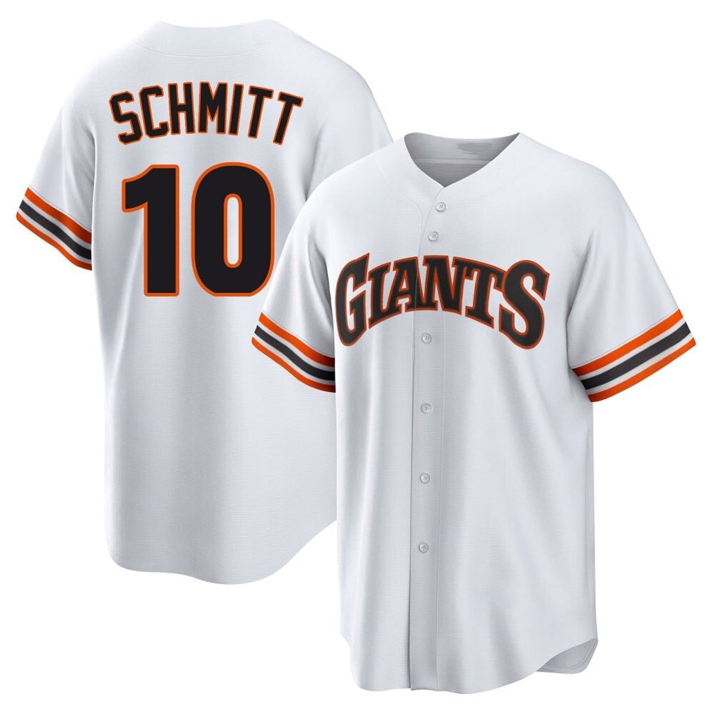 Fenge SF.Giants #10 Casey Schmitt Player White Home Game Stitched Jerseys