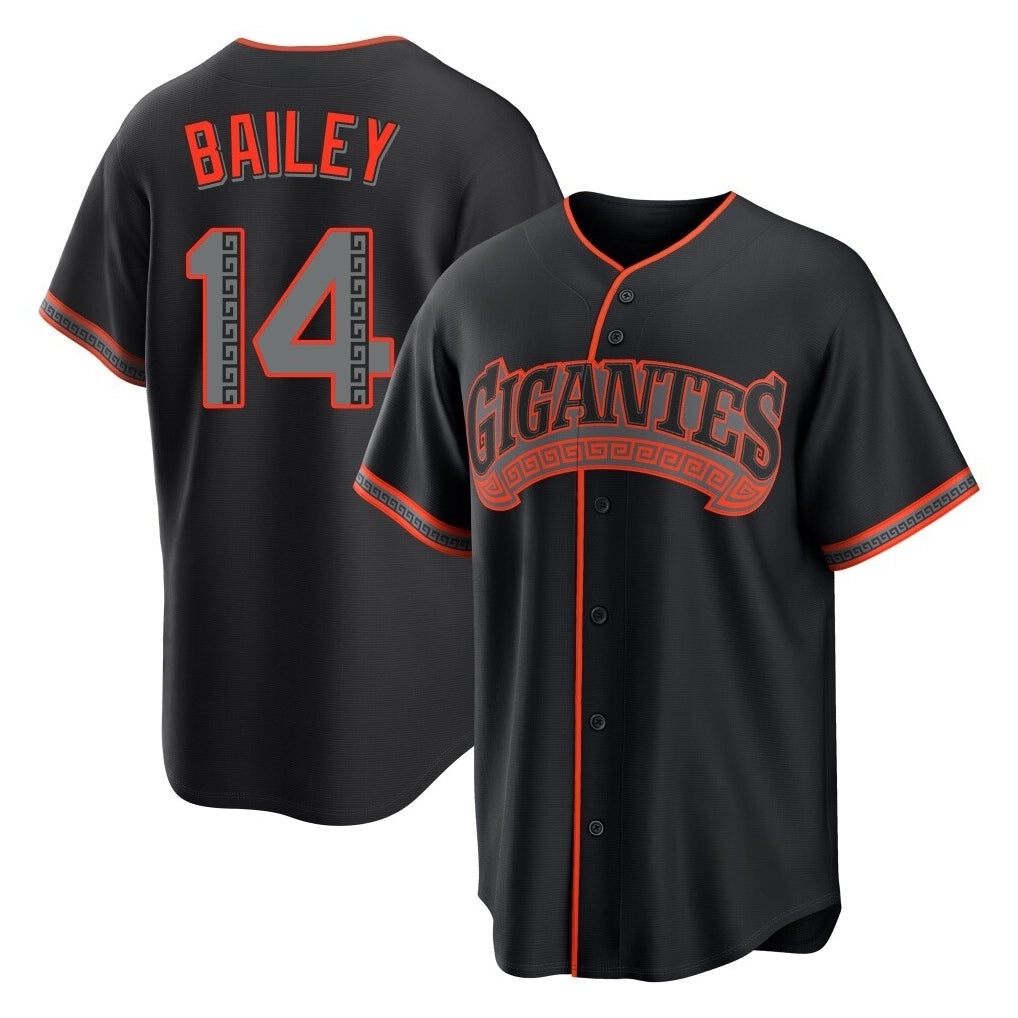 Fenge SF.Giants #14 Patrick Bailey Player Black Alternate Limited Stitched Jerseys