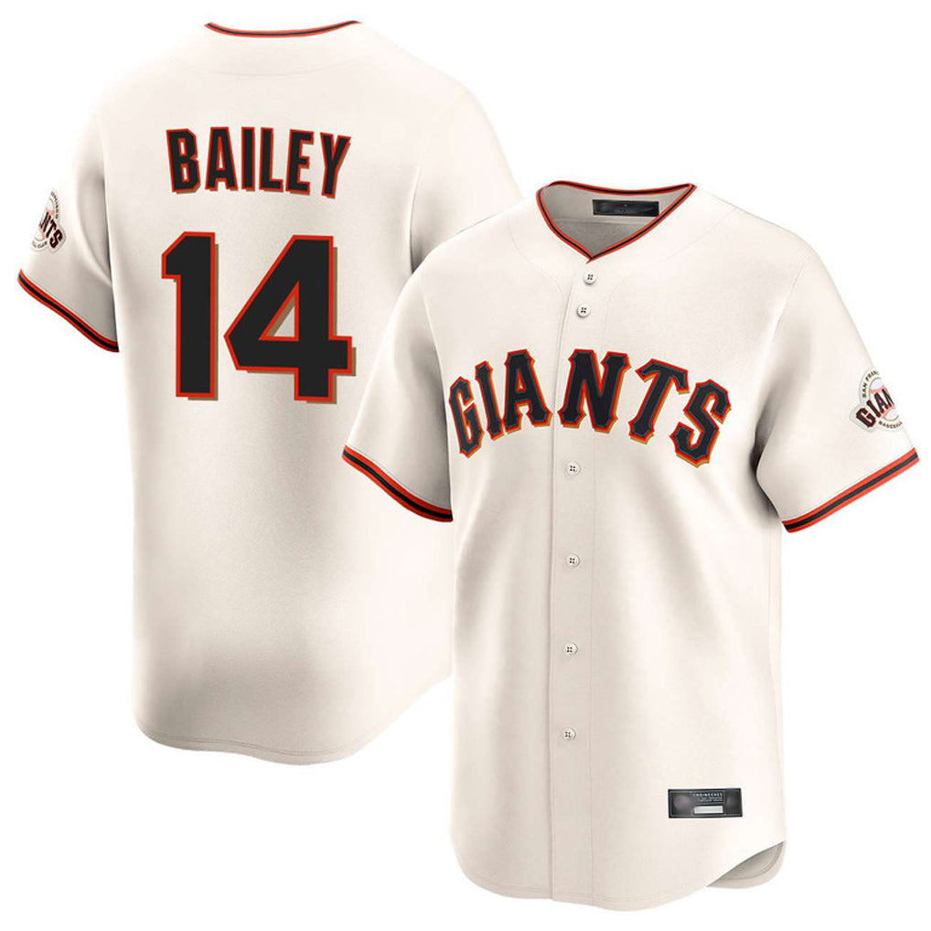 Fenge SF.Giants #14 Patrick Bailey Player Cream Home Limited Stitched Jerseys
