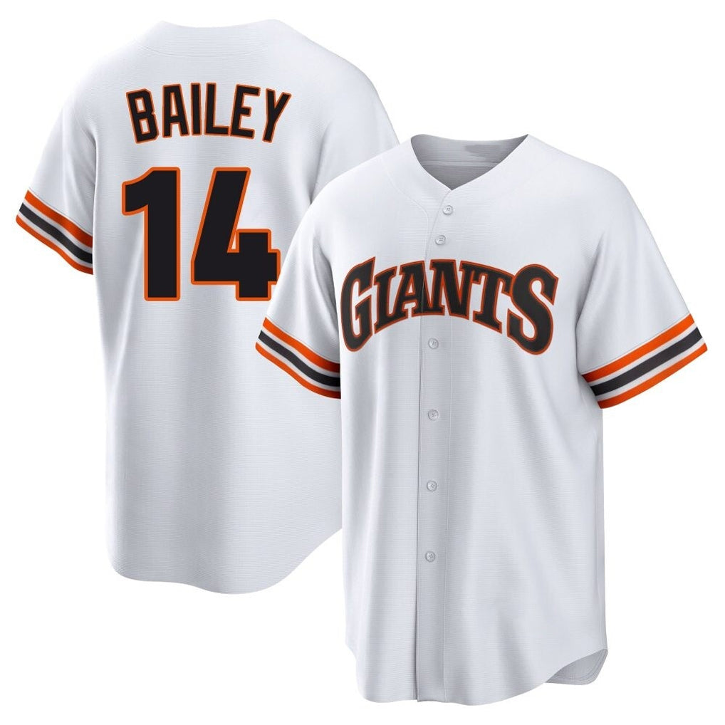Fenge SF.Giants #14 Patrick Bailey Player White Home Game Stitched Jerseys