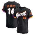 Fenge SF.Giants #16 Rafael Devers Player Black 2025 City Connect Home Limited Elite Stitched Jerseys