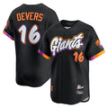 Fenge SF.Giants #16 Rafael Devers Player Black 2025 City Connect Home Limited Stitched Jerseys