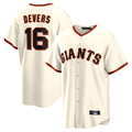 Fenge SF.Giants #16 Rafael Devers Player Cream Home Game Stitched Jerseys