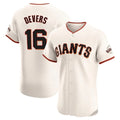 Fenge SF.Giants #16 Rafael Devers Player Cream Home Limited Elite Stitched Jerseys