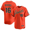 Fenge SF.Giants #16 Rafael Devers Player Orange Home Limited Stitched Jerseys