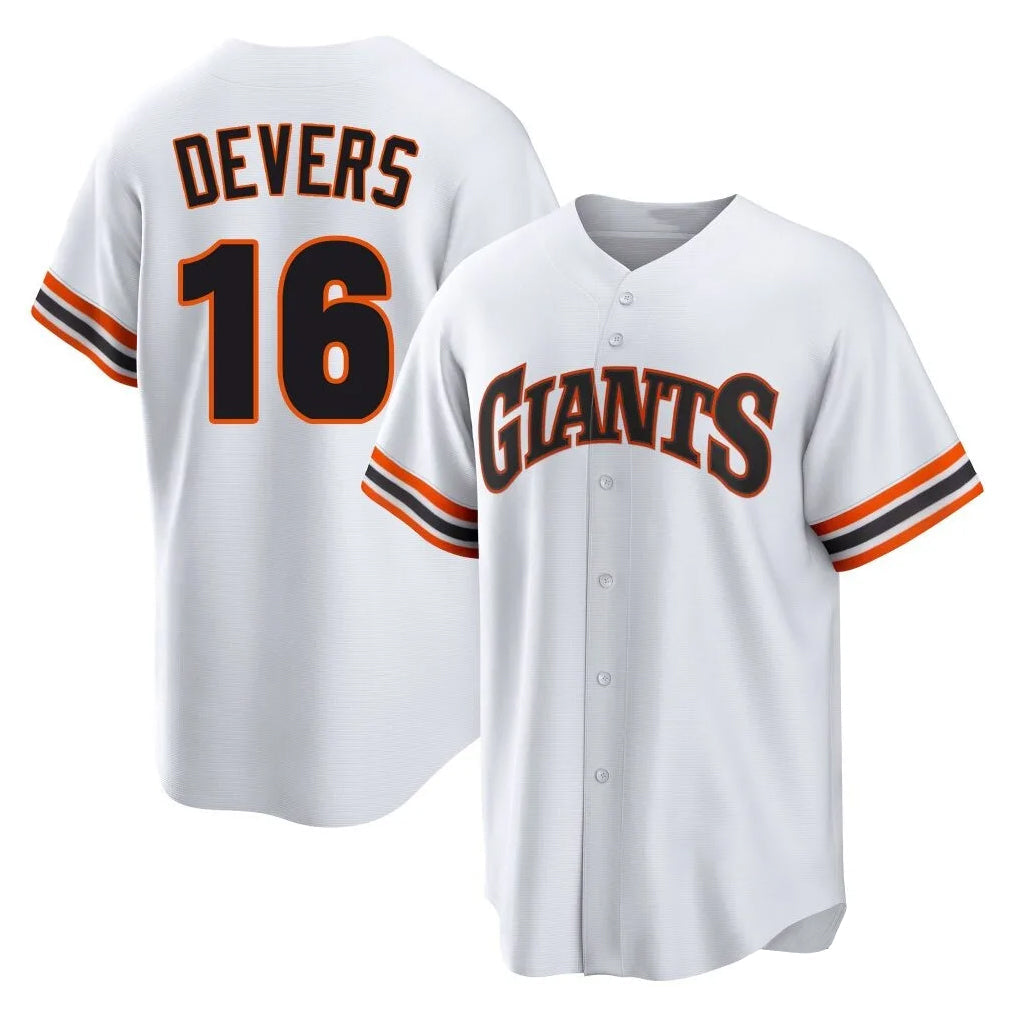 Fenge SF.Giants #16 Rafael Devers Player White Home Game Stitched Jerseys