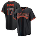 Fenge SF.Giants #17 Heliot Ramos Player Black Alternate Limited Stitched Jerseys