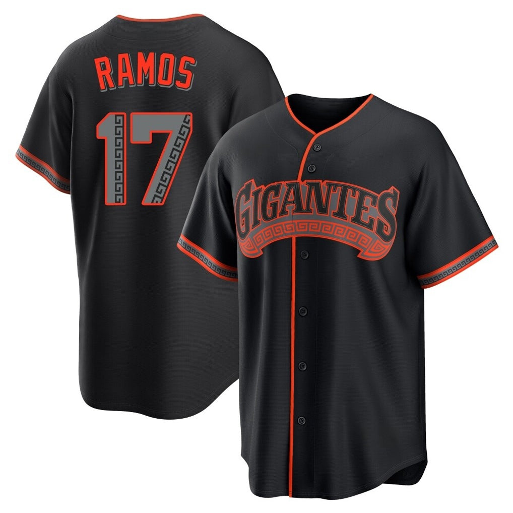 Fenge SF.Giants #17 Heliot Ramos Player Black Alternate Limited Stitched Jerseys