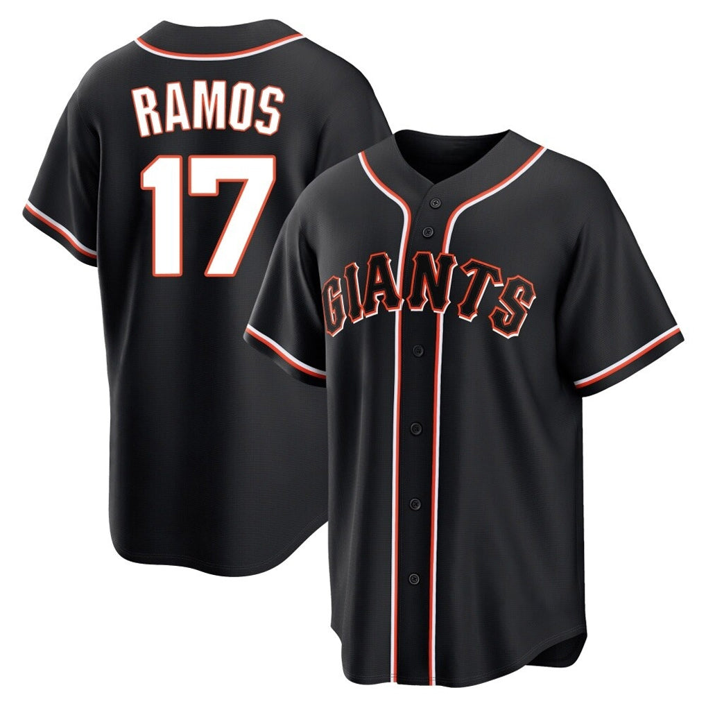 Fenge SF.Giants #17 Heliot Ramos Player Black Fashion Out Home Limited Stitched Jerseys