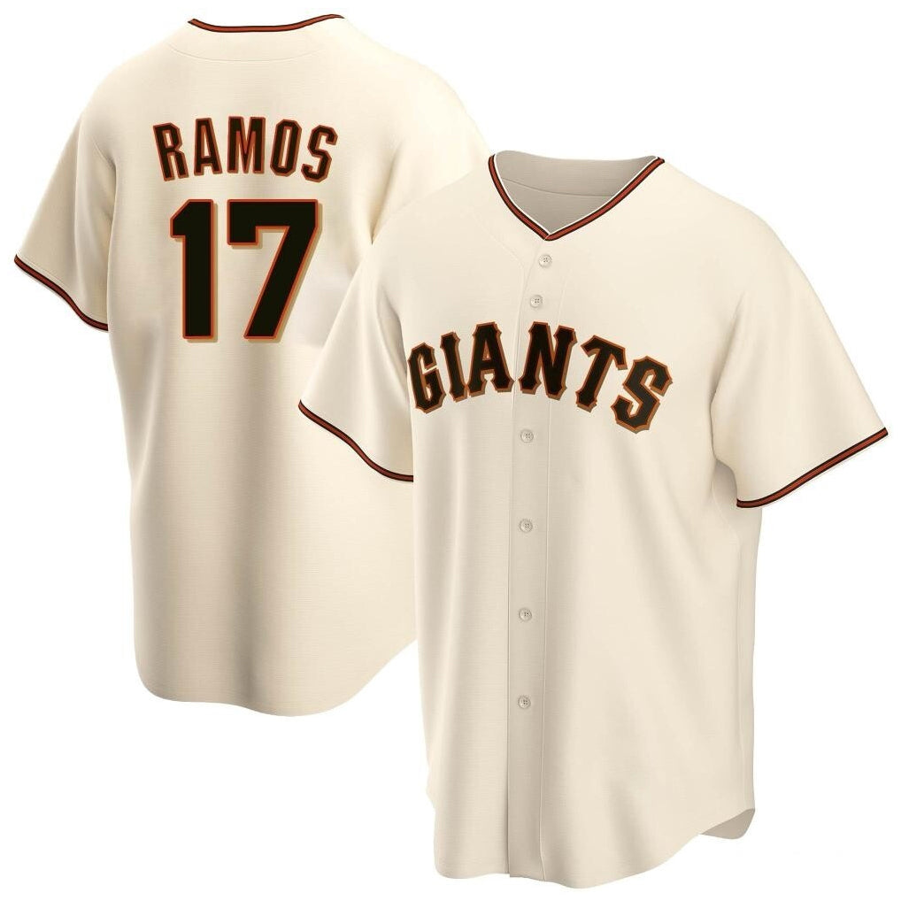 Fenge SF.Giants #17 Heliot Ramos Player Cream Home Game Stitched Jerseys