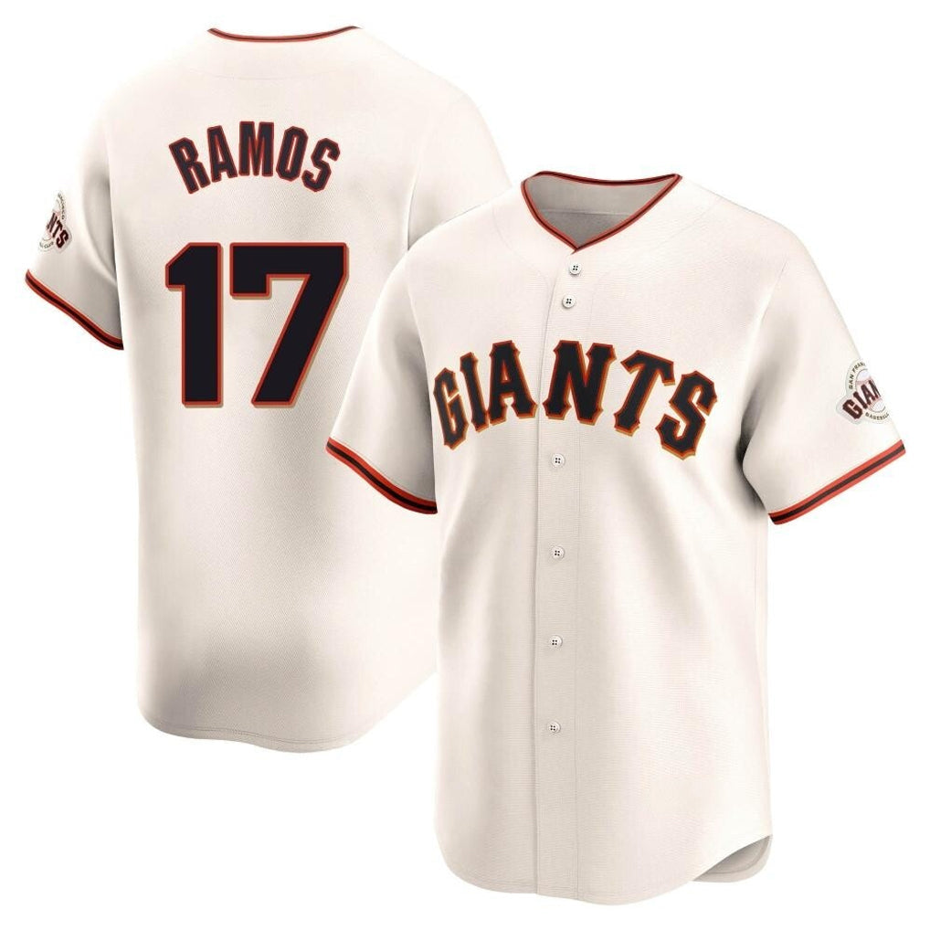 Fenge SF.Giants #17 Heliot Ramos Player Cream Home Limited Stitched Jerseys
