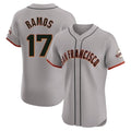 Fenge SF.Giants #17 Heliot Ramos Player Gray Home Limited Elite Stitched Jerseys