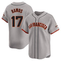 Fenge SF.Giants #17 Heliot Ramos Player Gray Home Limited Stitched Jerseys