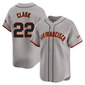 Fenge SF.Giants #22 Will Clark Player Gray Home Limited Stitched Jerseys