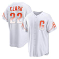 Fenge SF.Giants #22 Will Clark Player White City Connect Home Game Stitched Jerseys