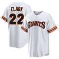Fenge SF.Giants #22 Will Clark Player White Home Game Stitched Jerseys