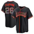 Fenge SF.Giants #26 Matt Chapman Player Black Alternate Limited Stitched Jerseys