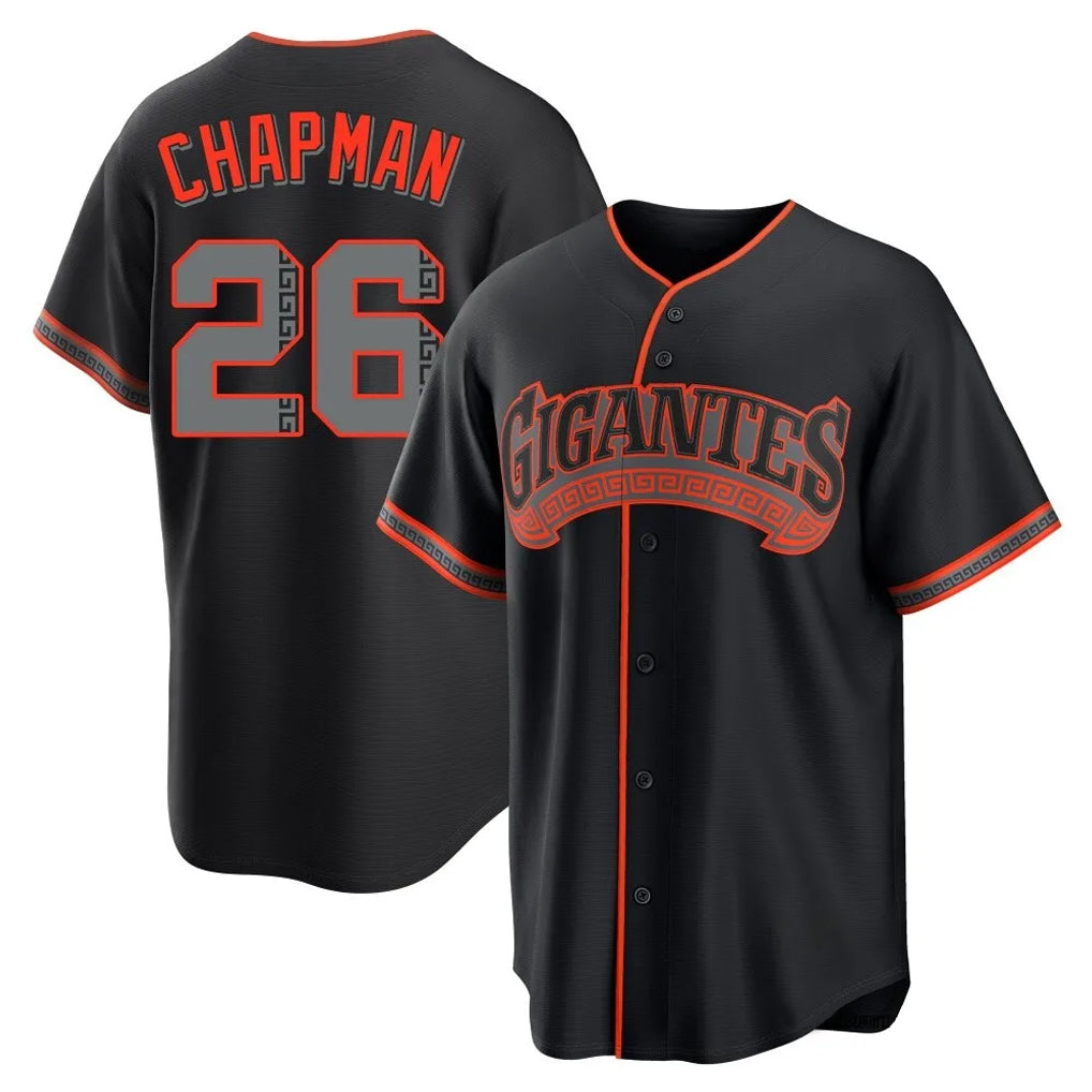 Fenge SF.Giants #26 Matt Chapman Player Black Alternate Limited Stitched Jerseys