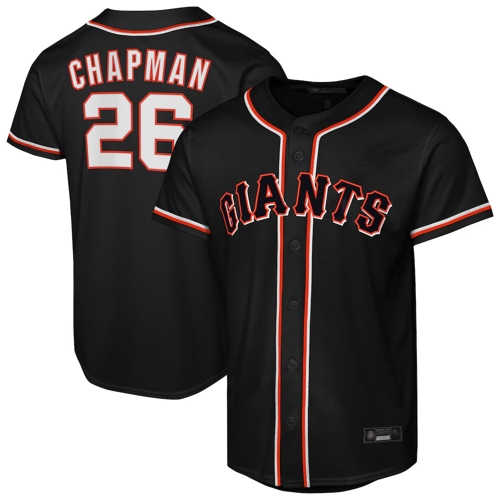 Fenge SF.Giants #26 Matt Chapman Player Black Fashion Out Home Limited Stitched Jerseys