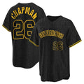 Fenge SF.Giants #26 Matt Chapman Player Black Snake Skin City Limited Stitched Jerseys