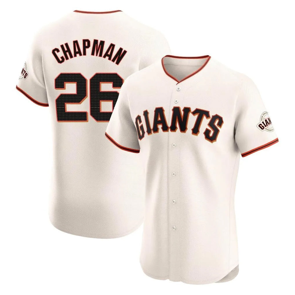 Fenge SF.Giants #26 Matt Chapman Player Cream Home Limited Elite Stitched Jerseys