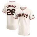 Fenge SF.Giants #26 Matt Chapman Player Cream Home Limited Elite Stitched Jerseys