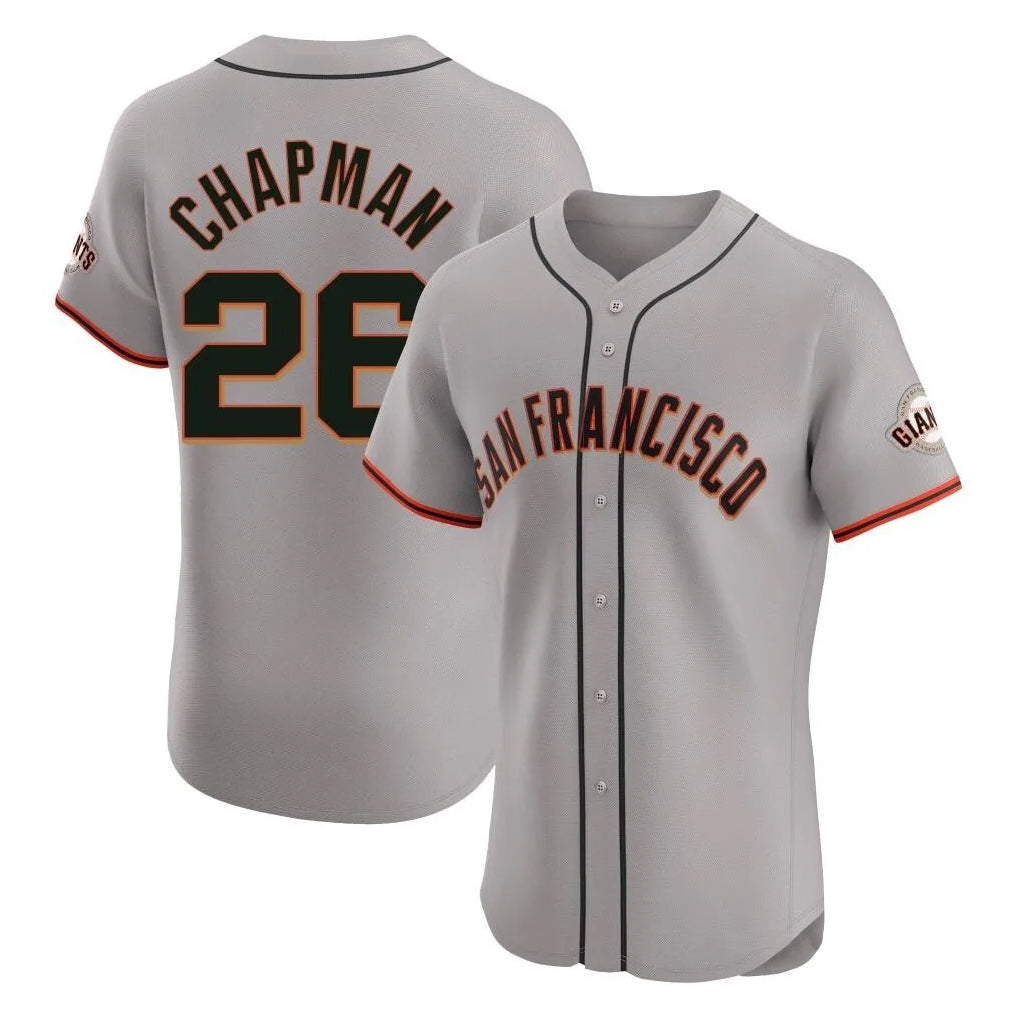 Fenge SF.Giants #26 Matt Chapman Player Gray Home Limited Elite Stitched Jerseys