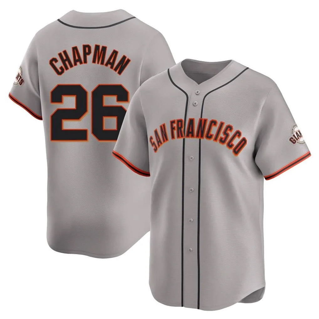 Fenge SF.Giants #26 Matt Chapman Player Gray Home Limited Stitched Jerseys
