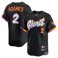 Fenge SF.Giants #2 Willy Adames Player Black 2025 City Connect Home Limited Stitched Jerseys