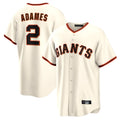 Fenge SF.Giants #2 Willy Adames Player Cream Home Game Stitched Jerseys