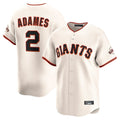 Fenge SF.Giants #2 Willy Adames Player Cream Home Limited Stitched Jerseys