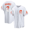 Fenge SF.Giants #2 Willy Adames Player White City Connect Home Game Stitched Jerseys