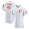Fenge SF.Giants #2 Willy Adames Player White City Connect Home Limited Elite Stitched Jerseys