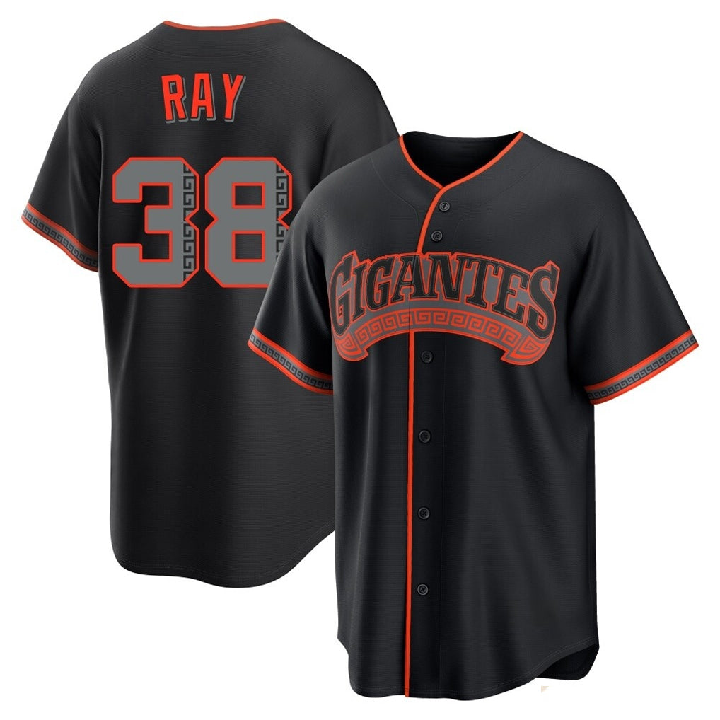 Fenge SF.Giants #38 Robbie Ray Player Black Alternate Limited Stitched Jerseys