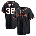 Fenge SF.Giants #38 Robbie Ray Player Black Fashion Out Home Limited Stitched Jerseys