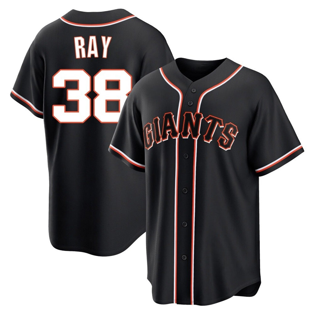 Fenge SF.Giants #38 Robbie Ray Player Black Fashion Out Home Limited Stitched Jerseys