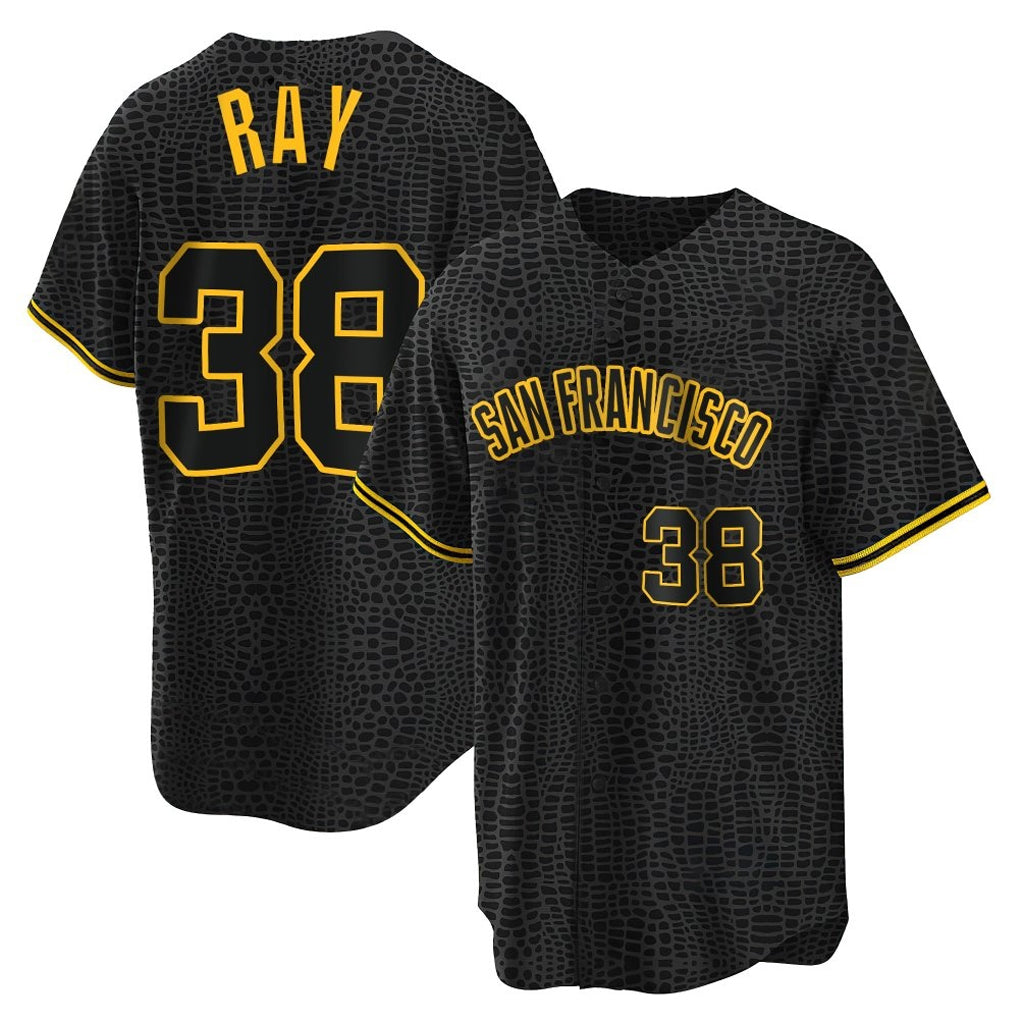 Fenge SF.Giants #38 Robbie Ray Player Black Snake Skin City Limited Stitched Jerseys