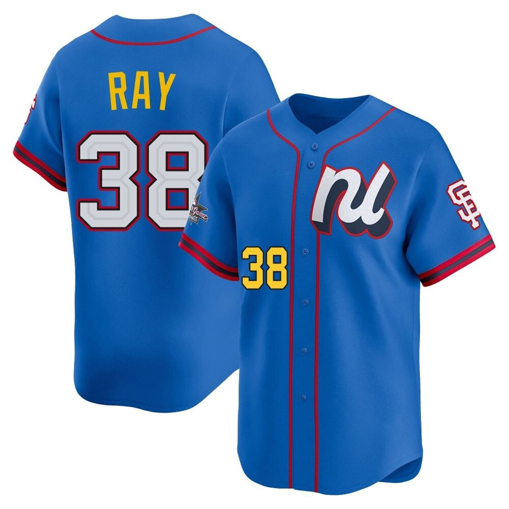 Fenge SF.Giants #38 Robbie Ray Player Blue National League All-Star Edition Limited Stitched Jerseys