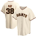 Fenge SF.Giants #38 Robbie Ray Player Cream Home Game Stitched Jerseys