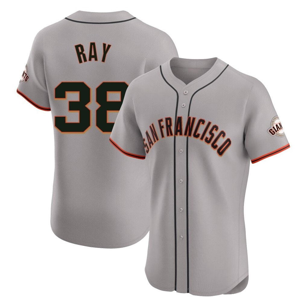 Fenge SF.Giants #38 Robbie Ray Player Gray Home Limited Elite Stitched Jerseys