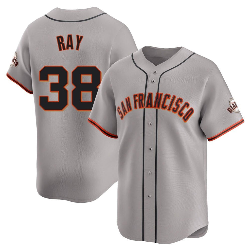 Fenge SF.Giants #38 Robbie Ray Player Gray Home Limited Stitched Jerseys