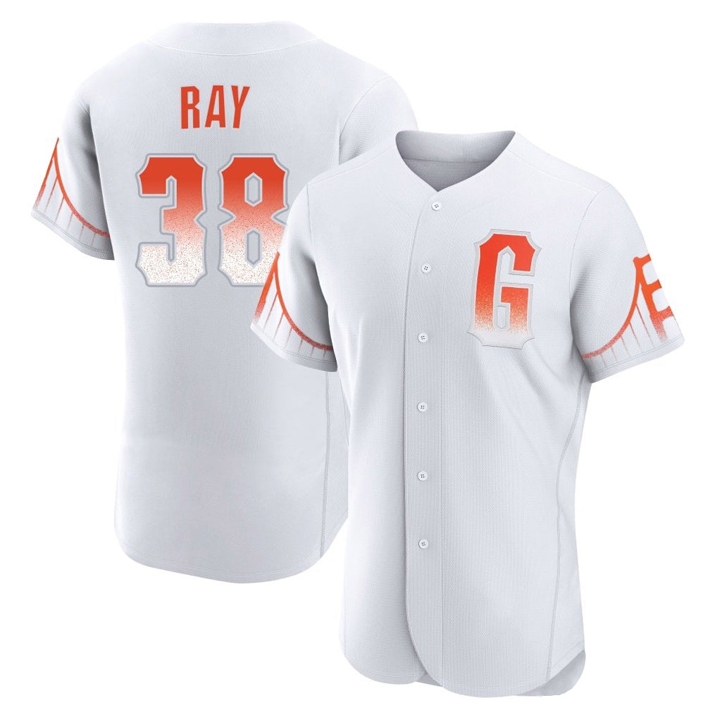 Fenge SF.Giants #38 Robbie Ray Player White City Connect Home Limited Elite Stitched Jerseys