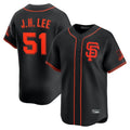 Fenge SF.Giants #51 Jung Hoo Lee Player Black 2026 Home Limited Stitched Jerseys